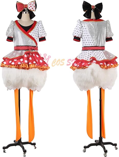 Amazon Cosshow 実物撮影 東京ディズニーランド Tdl ベリー ベリー ミニー デイジー ダック コスプレ衣装 オーダーメイド製作可能 可愛い変装 仮装 イベント クリスマス ハロウィン コスプレ 仮装 通販