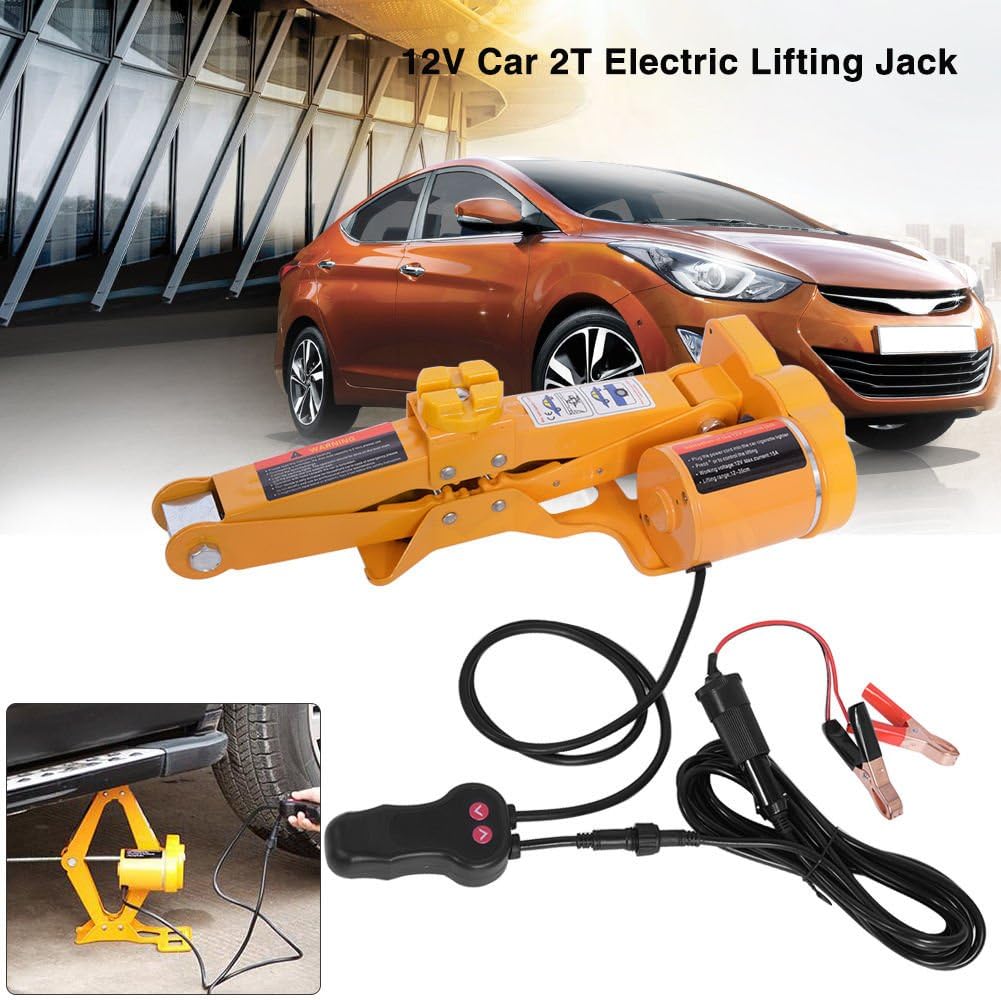 Yosoo Automatic Electric Car Jack, 12V DC 2T/3T Electric Lifting Jack