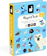 Janod Magnéti'Book Arctic Animals 30 Magnets 10 Model Cards 3+ FSC view 6