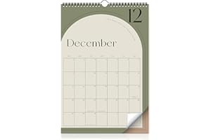 ZICOTO Aesthetic 2024-2025 Wall Calendar - Runs from June 2024 Until December 2025 - The Perfect Wall Hanging Calendar Planner for Easy Organizing