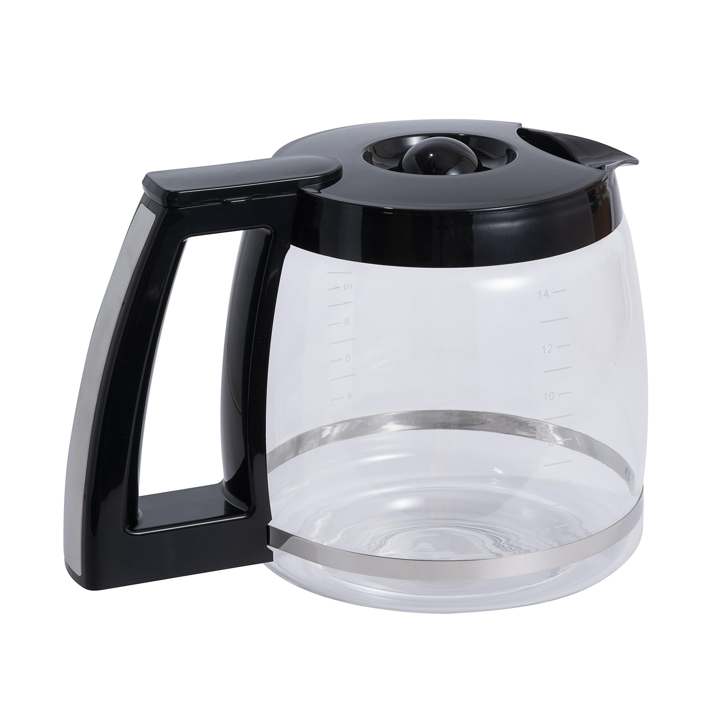 Photo 1 of Replacement 14-Cup Glass Carafe for Cuisinart Coffee Makers, BPA-Free Fits Models DCC-2200, DCC-2600, DCC-2800, DCC-3200, and DCC-3200P1