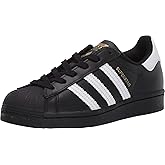 adidas Originals mens Superstar Sneaker, Black/White/Black, 12 US