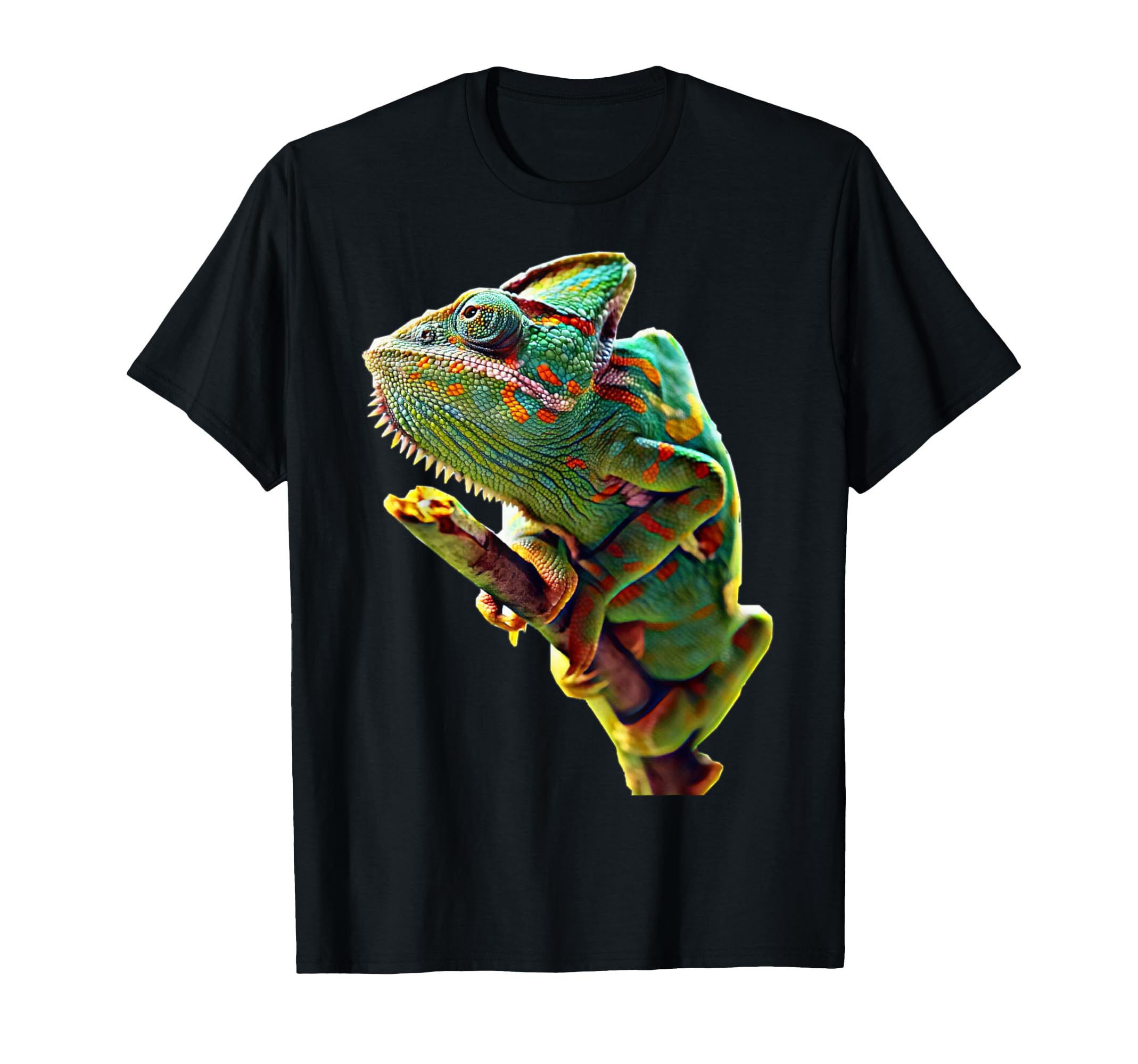 Scary Knight Clothing Veiled Chameleon Reptile Lizard T-Shirt
