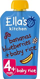 Ella's Kitchen Banana Apple Blueberry Baby Rice 120g From 4 Months