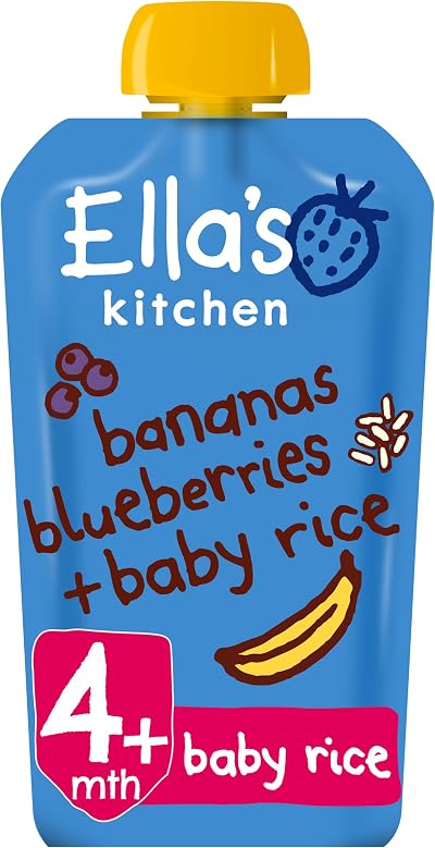 Ella's Kitchen Banana Apple Blueberry Baby Rice 120g From 4 Months
