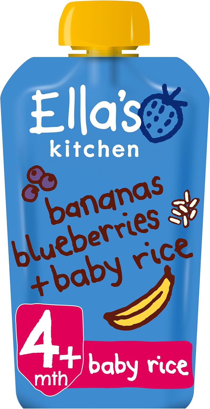 Ella's Kitchen Banana Apple Blueberry Baby Rice 120g From 4 Months