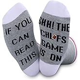 GJTIM 2PAIRS Football Socks If You Can Read This The Football Game Is On Football Novelty Gift for Players Fans
