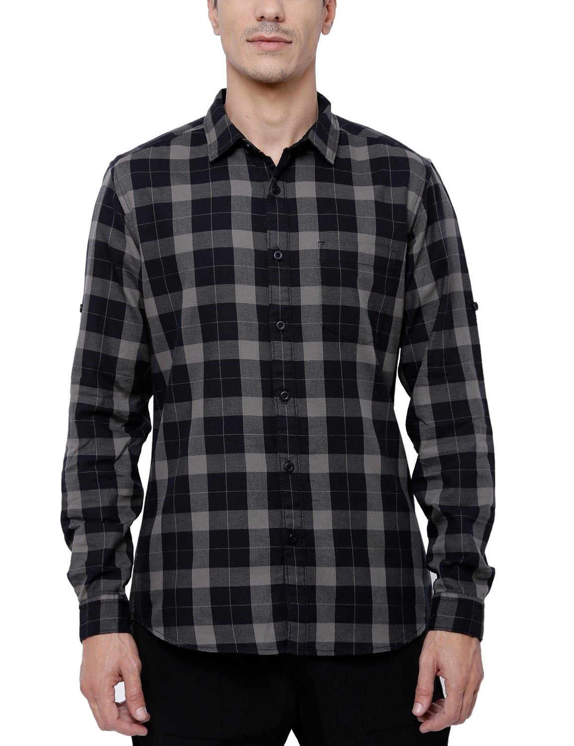 Buy Highlander Men's Casual Shirt (13110001495607_HLSH009133_XLarge