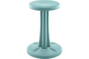 KORE DESIGN LLC KORE DESIGN Wobble Stool Chair, Girls + Boys Kid Desk Stools, Ergonomic Small Office Chairs, Flexible Seating for Active Kids, ADD/ADHD, Classroom, School, Home, Pre-Teen (18.7in), Age 10-11 yrs, Teal