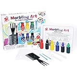TBC The Best Crafts Marbling Art Paint Kit, 6 Bottles Marbling Inks(19ml Each), Art of Painting on Water, Ebru Art…