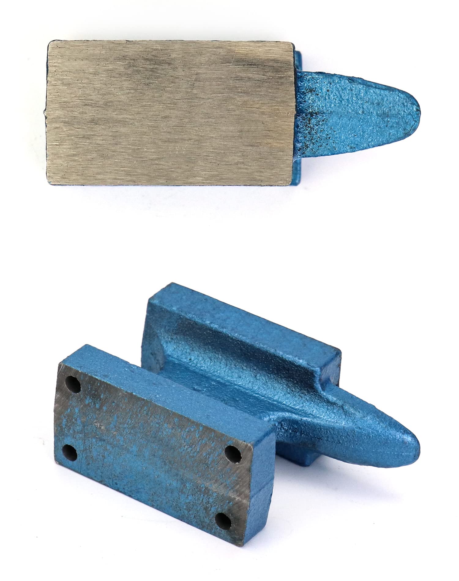 QWORK Horn Anvil Bench Block, 1 Pound Cast Iron Hobby Anvil for Jewelry Making