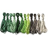 levylisa 12 Skeins Mulberry Silk Floss Embroidery