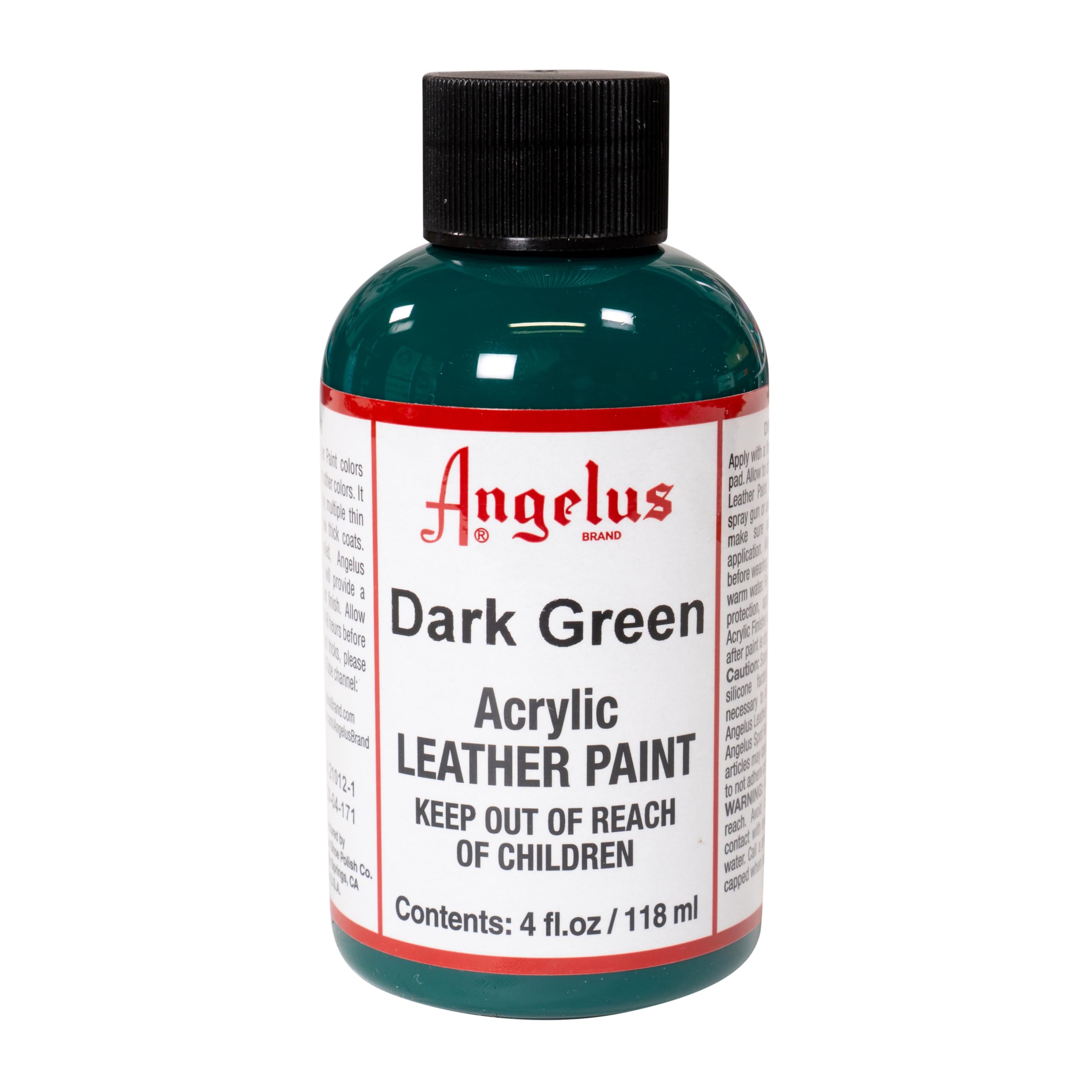 Angelus Leather Paint 4 Oz Dark Green