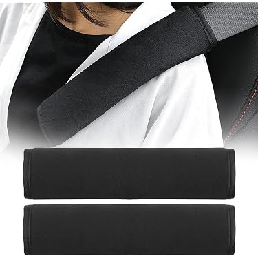 Protector De Cinturón Para Sillín AMKA Vestan | Suave Y Lavable | Largo 100 Cm | Negro