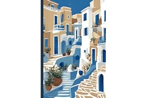 Greece Travel Journal: A lined 6x9 notebook to inspire your trip to Europe