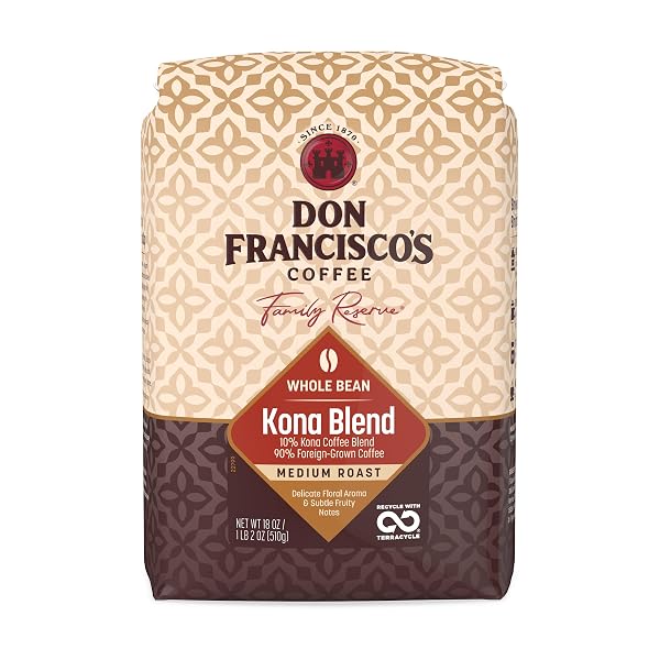 DON FRANCISCO’S KONA BLEND WHOLE BEAN COFFEE, MEDIUM...