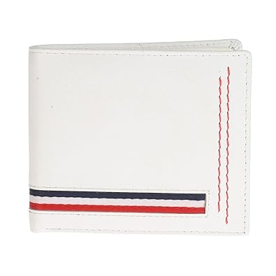 Khadims Mens White Single-fold Wallet