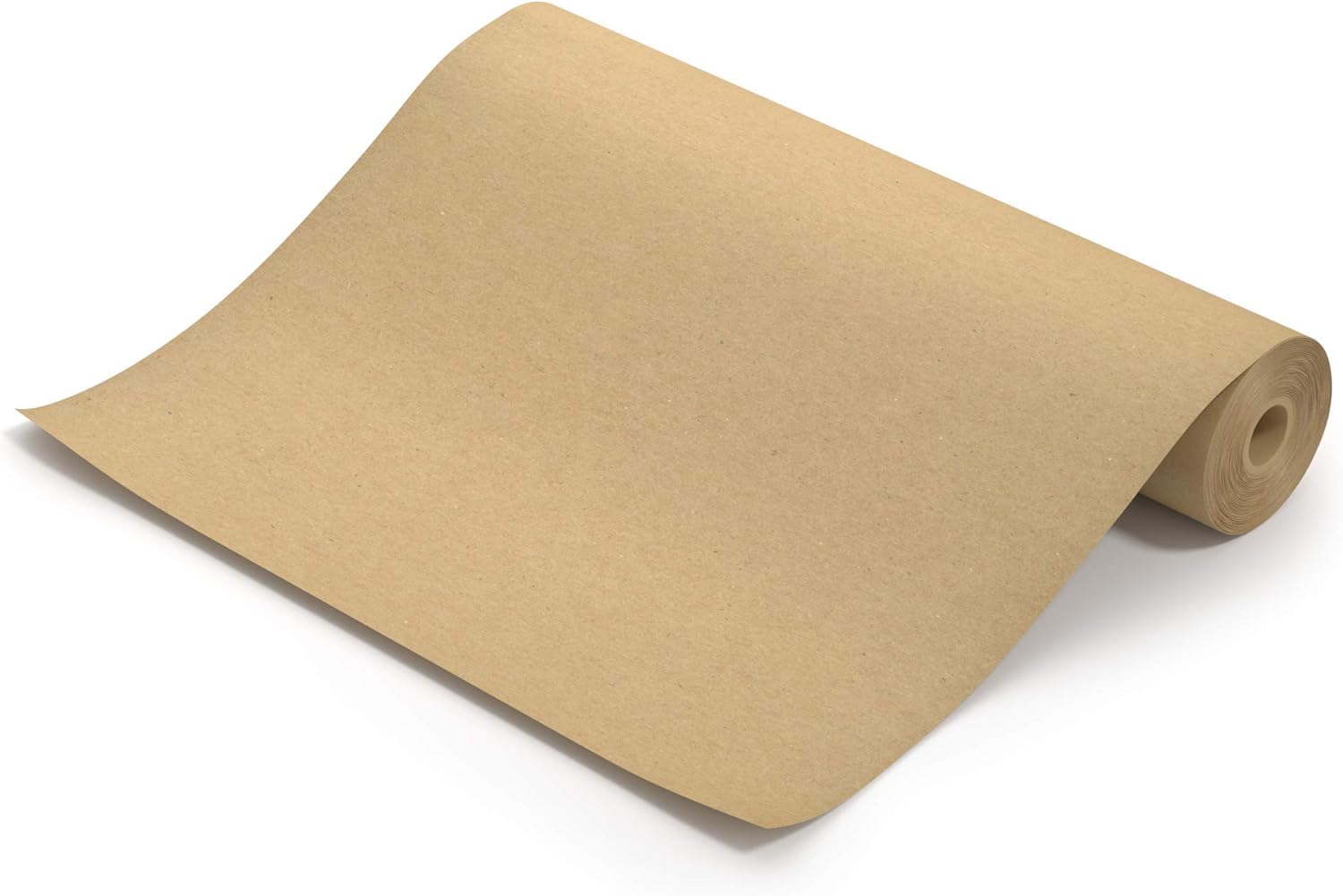 Brown Kraft Paper Roll - 18" x 1, 200" (100') Made in The USA - Ideal for Packing, Moving, Gift Wrapping, Postal, Shipping, Parcel, Wall Art, Crafts, Bulletin Boards, Floor Covering, Table Runner