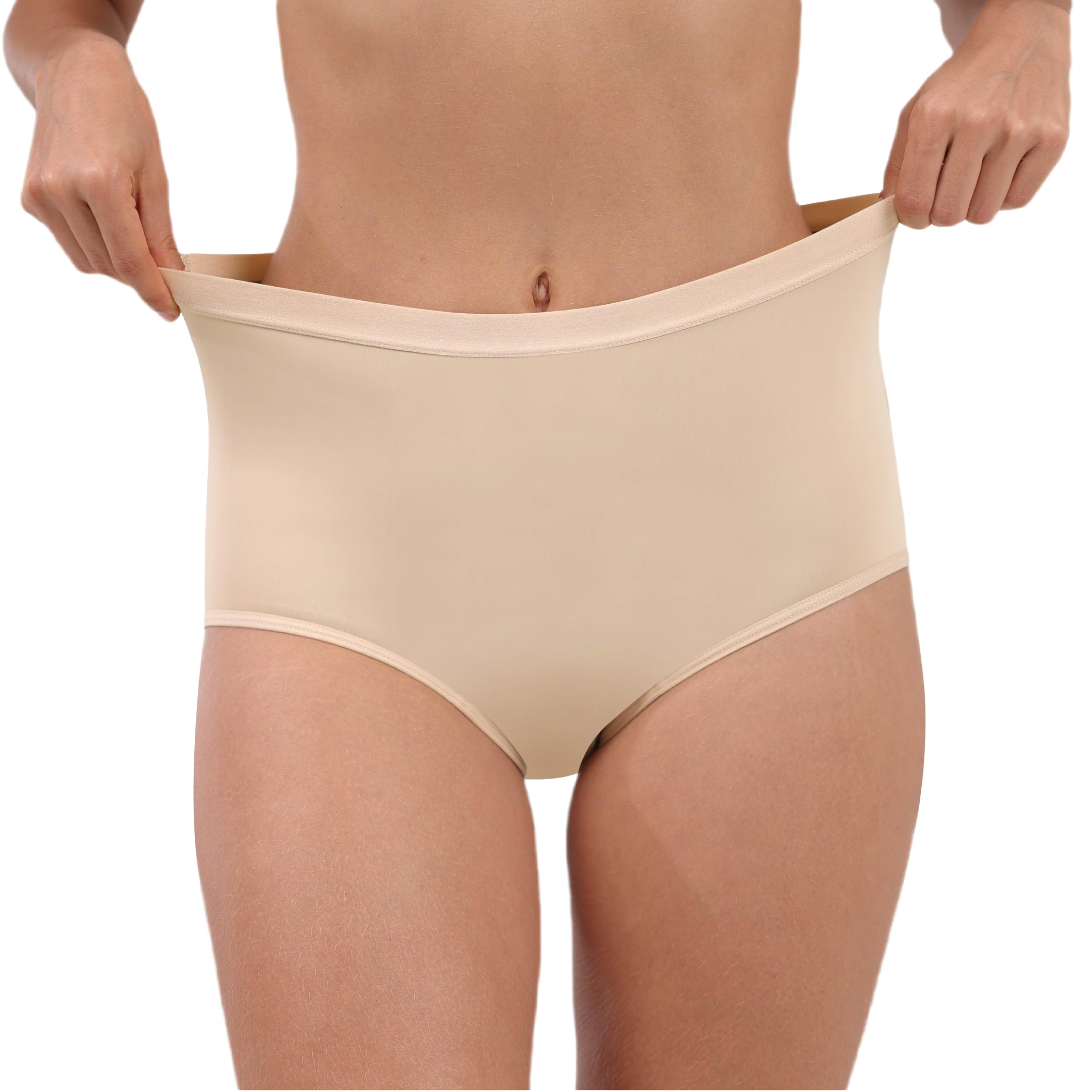 Photo 1 of REELINDRY Incontinence Underwear for Women, 5.6 oz Super Absorbent Leakproof Washable Undies for Pregnancy Urine Leakage 1 Pack (Beige, L)