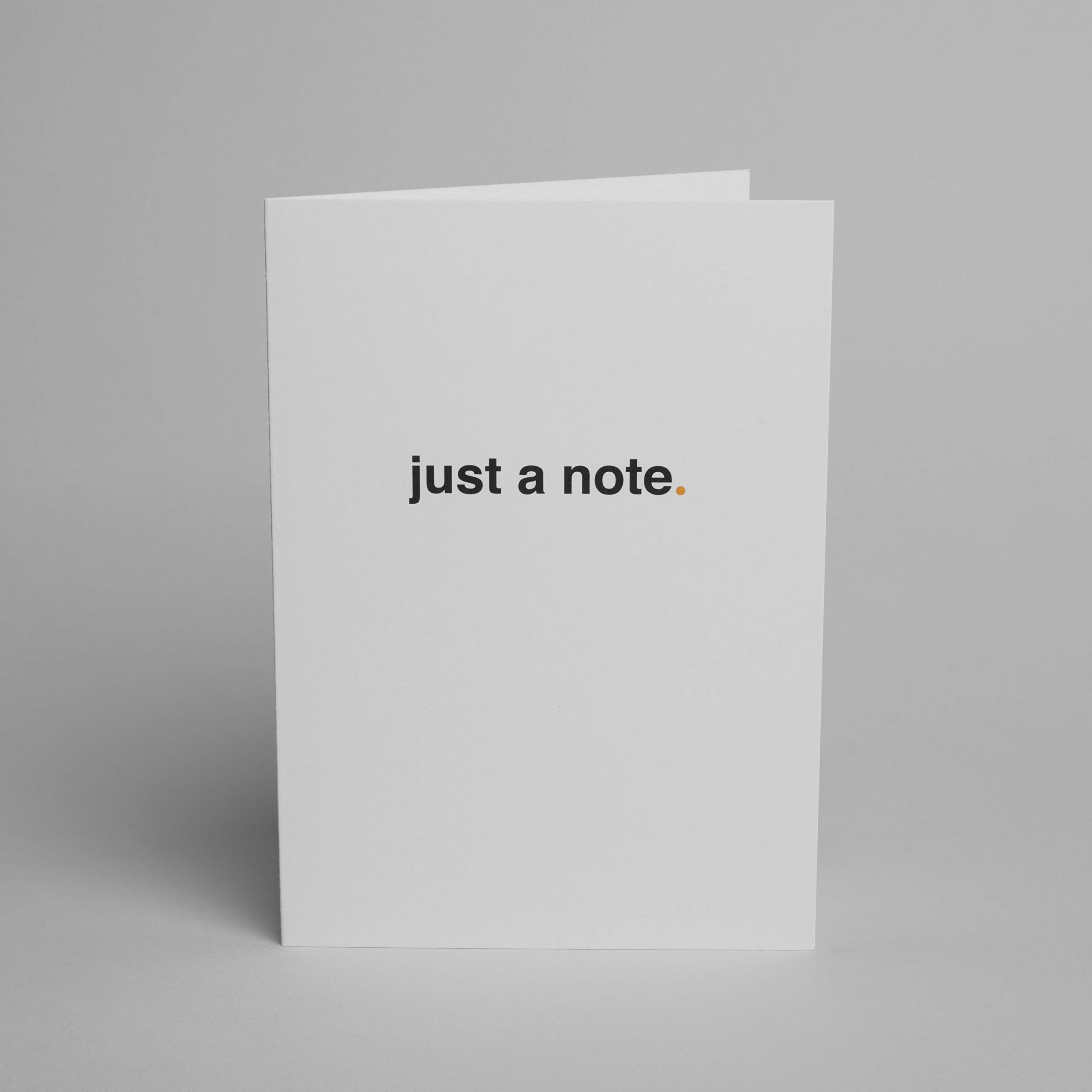 Blake Note Cards - Just A Note Cards (148 x 105mm) - Pack of 10 - Premium Quality 330GSM - Luxury & Minimalistic Cards - Appreciation/Thank You Cards & Envelopes - Announcement Cards (NCC3200/10)