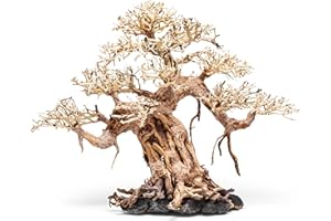 Ultum Nature Systems Bonsai - Handcrafted Hardscape Driftwood for Aquarium, Terrarium, Vivarium, Natural Aquascape Hardscape Decorations, Aquascaping Hardscape for Live Aquatic Plants - 015, Small