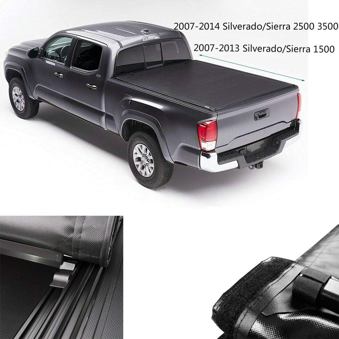 Fleetside 6 5 Bed Maxmate Soft Tri Fold Truck Bed Tonneau Cover For 2019 2020 Chevy Silverado Gmc Sierra 1500 New Body Style