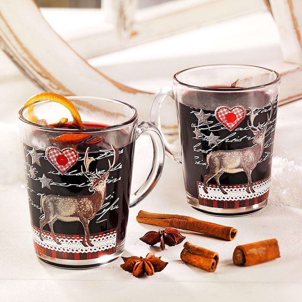 Schrader Grog Glas Rentier 2er Set