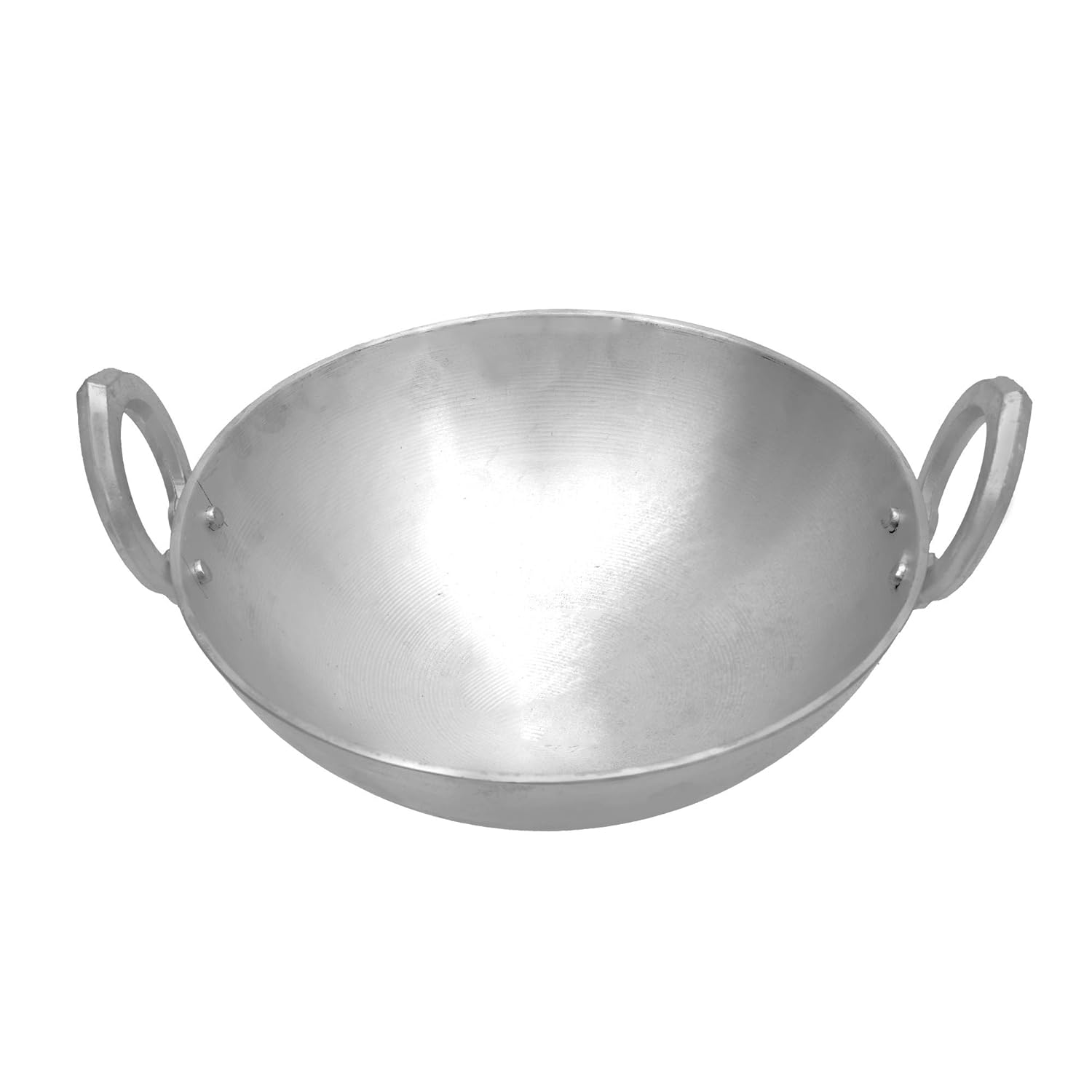 Buy RBY Aluminium Heavy Base Kadhai Kadai with Handle for Kitchen