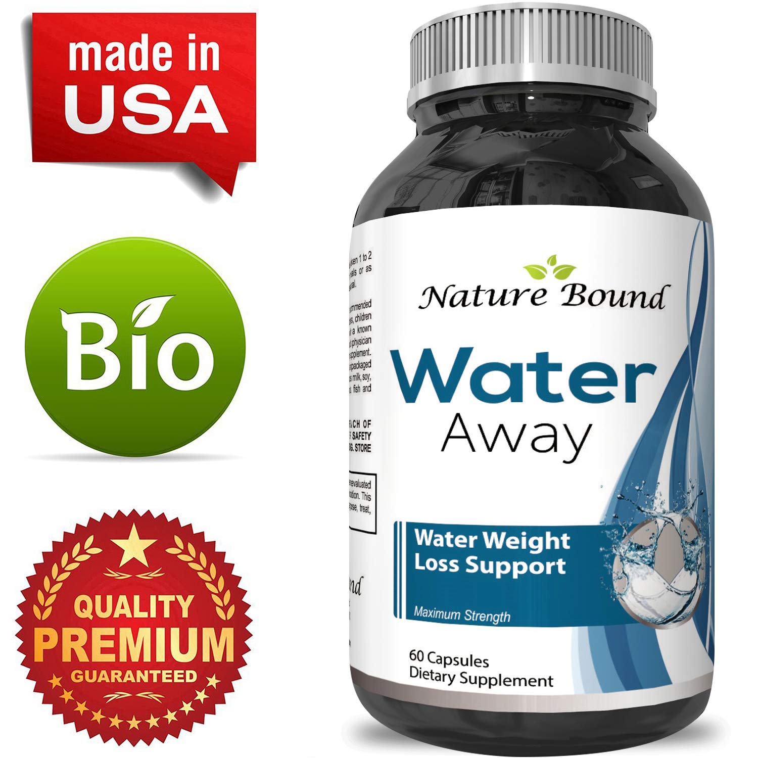 Bio Sense Water Away Supplement for Fast Bloating and Swelling Relief