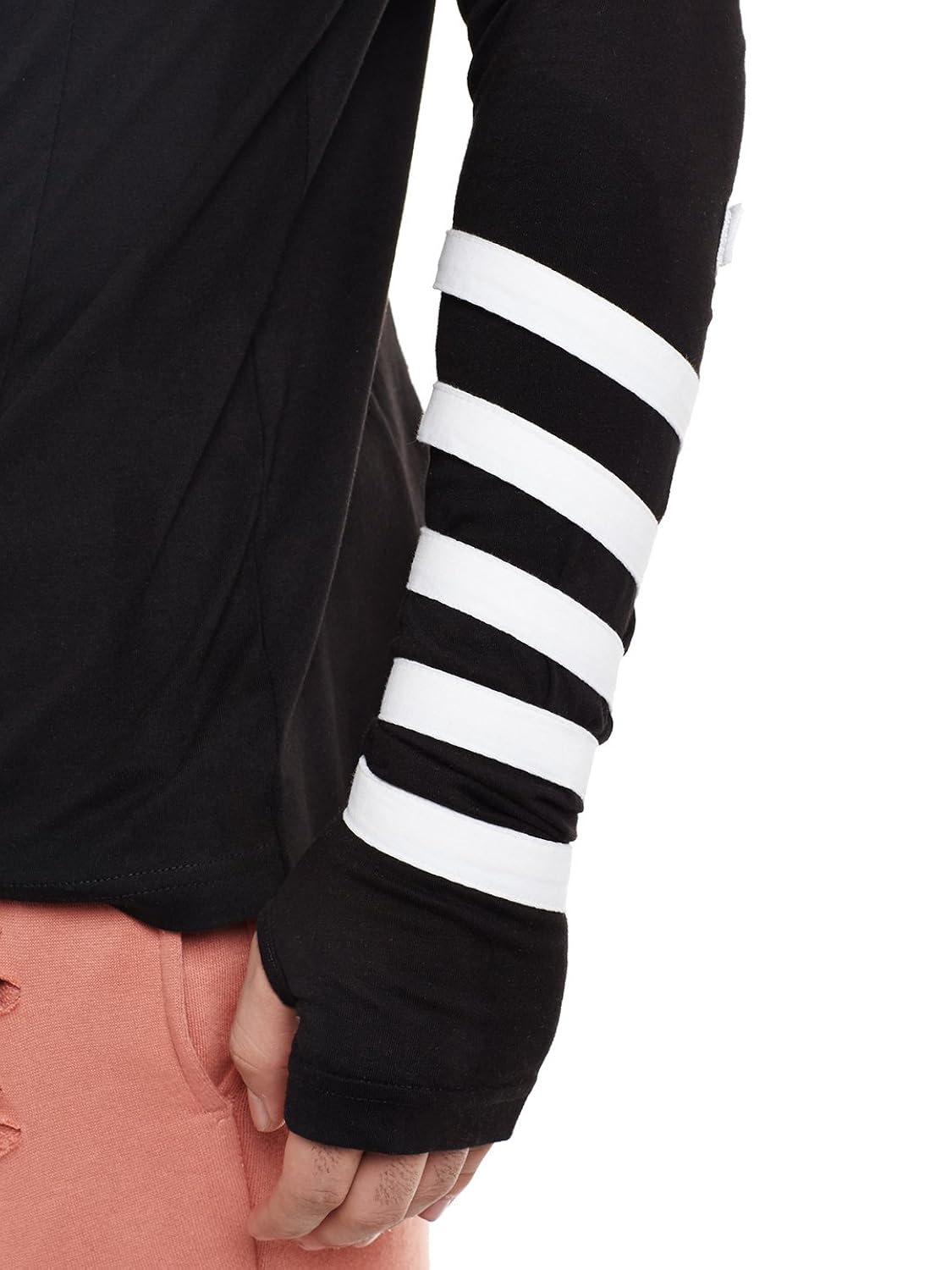 fugazee wrist wrap thumbhole t-shirt