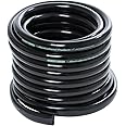 Hydrofarm HGTB50GF 1/2-Inch Black, 25 Foot Roll Tubing, feet