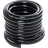 Hydrofarm HGTB50GF 1/2-Inch Black, 25 Foot Roll Tubing, feet