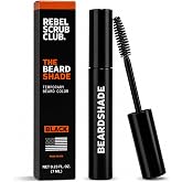 Temporary Beard Color for Men, Black Brush-On Gray &amp; Mustache Coverage | Brush-on color for gray beard coverage. Sets in 3 minutes, resists sweat/splashes, and washes out with soap and water.