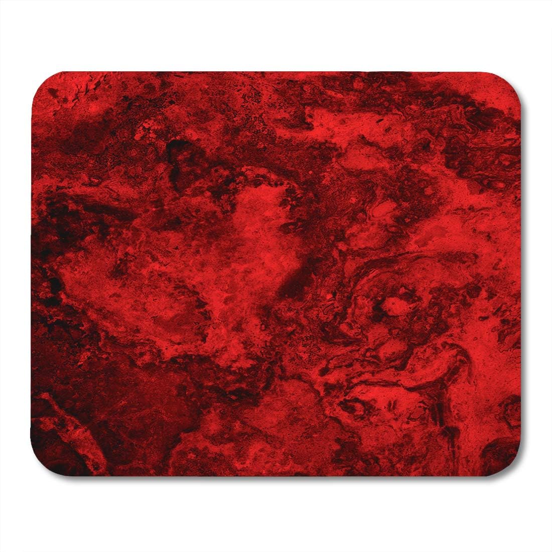 Nakamela Mouse Pads Color Red Blood of Marble Dark Abstract Mouse mats 9.5" x 7.9" Mouse pad Suitable for Notebook Desktop Computers