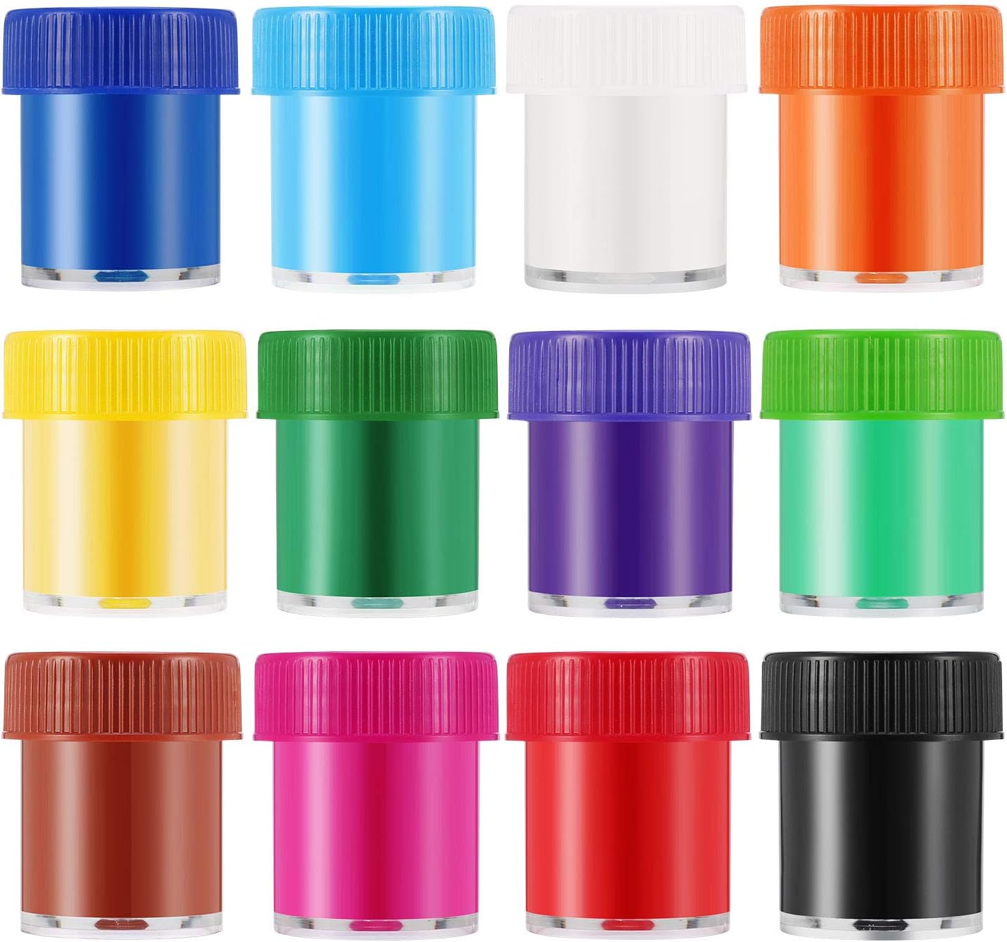 Finger Paint 12 Colors Washable Finger Paint Non-Toxic Kids Finger Paint for Kids & Toddlers Age 3+: Home Improvement