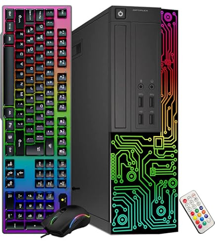 DELL RGB Desktop Computer Intel Quad Core I5 up to 3.6G, 16G