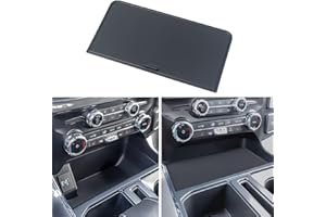 RAVOTOM Center Console Organizer Compartment Cover for 2021-2024 Ford F150 Hidden Panel Secret Pocket Lid Interior Accessories (Fits into The Open Pocket in Front of The Shifter)
