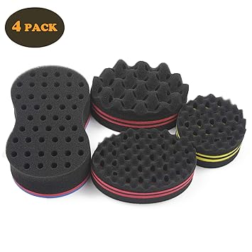 Amazon Com Big Holes Magic Barber Sponge Brush Twist Hair For