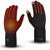 V.Step Heated Glove Liners for Men Women, Rechargeable Battery Electric Thermal Gloves, Hand Warmer for Motorcycle, Work, Hunting, Ski