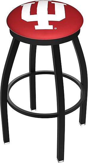 Amazon Com 25 L8b2b Black Wrinkle Indiana Swivel Bar Stool
