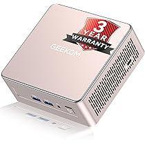 GEEKOM A5 Mini PC (3-Year Coverage) with AMD Ryzen 5 7430U, 16GB