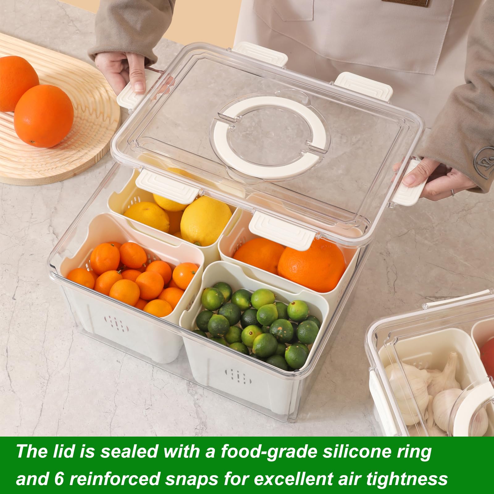 Airtight Fruit Storage Containers