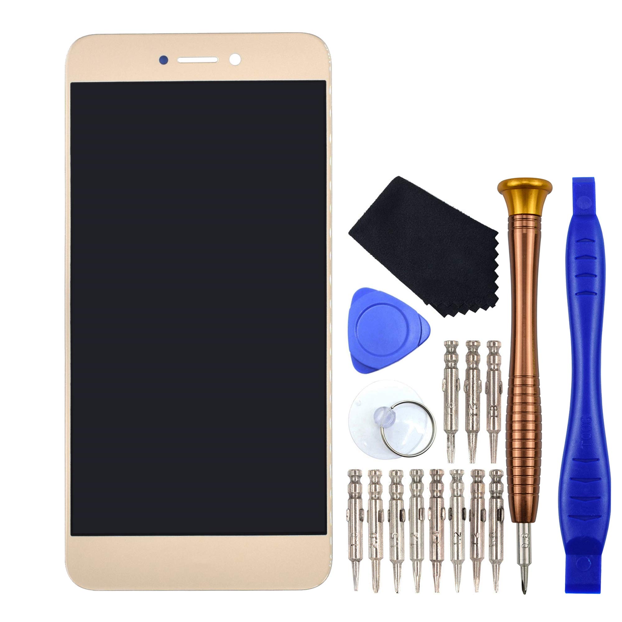 VEKIR Digitizer Touch Display LCD Screen Repair replacement for Huawei P8 Lite 2017 P9 Lite 2017 Nova Lite GR3 2017 Gold