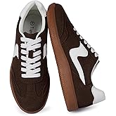 Tigeridea Sneakers for Women Business Casual Tennis Shoes Comfortable Lace up Slip on Women's Fashion Sneakers