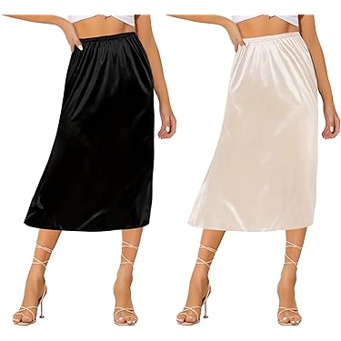 knee length dresses for ladies Women's Gabrielle Slip Skirt | Fig