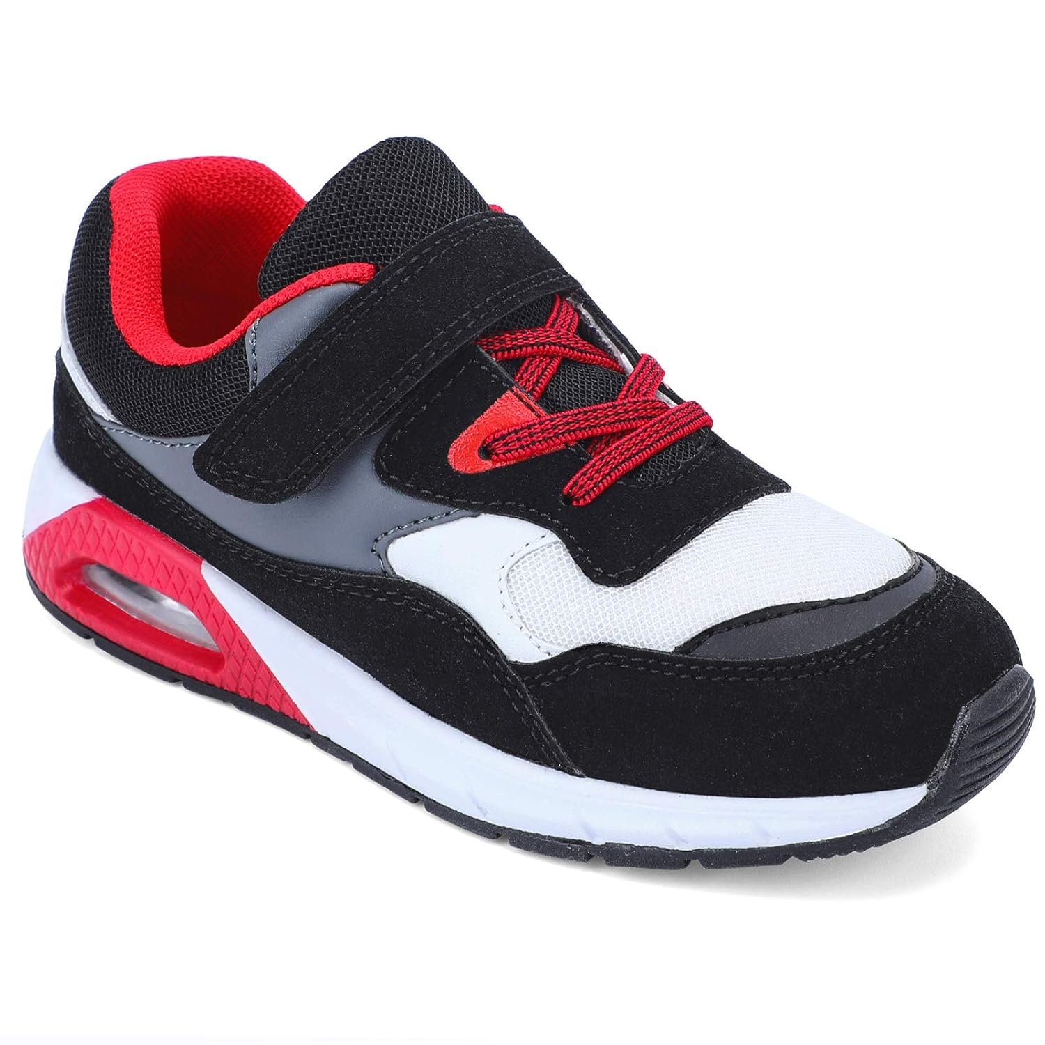 Buy STQ Boys Tennis Shoes Kids Walking Sneakers Black White 1 M US