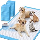iweepet Enormous 37"x 54" Dog Training Potty Pads, Super Absorbent &amp; Leak-Proof 6 Layers Puppy Pads 30 Counts, Disposable Dog Pee Pads Extra Large for Puppy, Surgery, Older, Cats, Rabbits