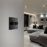 BG Electrical Evolve Double Wall Dimmer Switch 2 Way Black Chrome 200W view 7