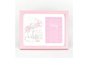Happy Homewares Love You So Much Marie and Duchess Aristocats 4" x 6" Photo Frame - Perfect for Children, New-Born Baby or Baby Shower Event - Officially Licensed