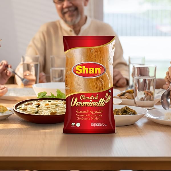 SHAN – ROASTED VERMICELLI, 5.29 OZ (150G), TRADITIONAL TASTE, EASY TO COOK, VEGETARIAN